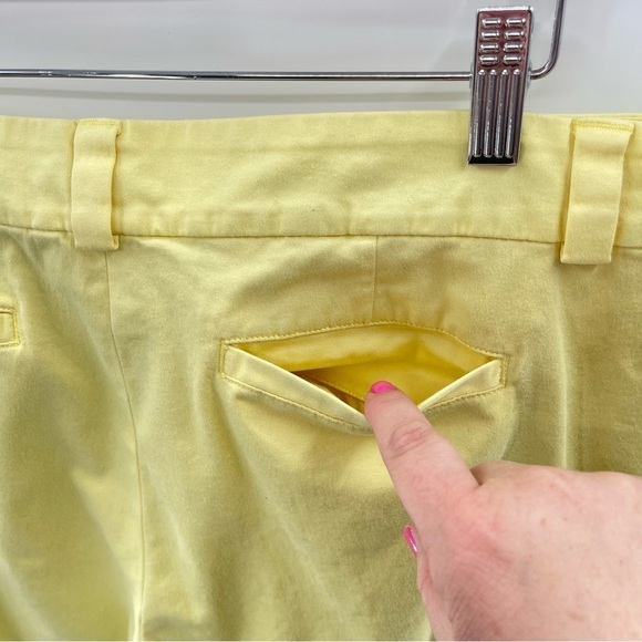 Lilly Pulitzer Yellow Capris - Picture 8 of 8